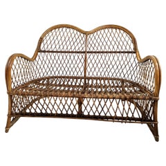 Mid-Century Bamboo Sofa, 1960s