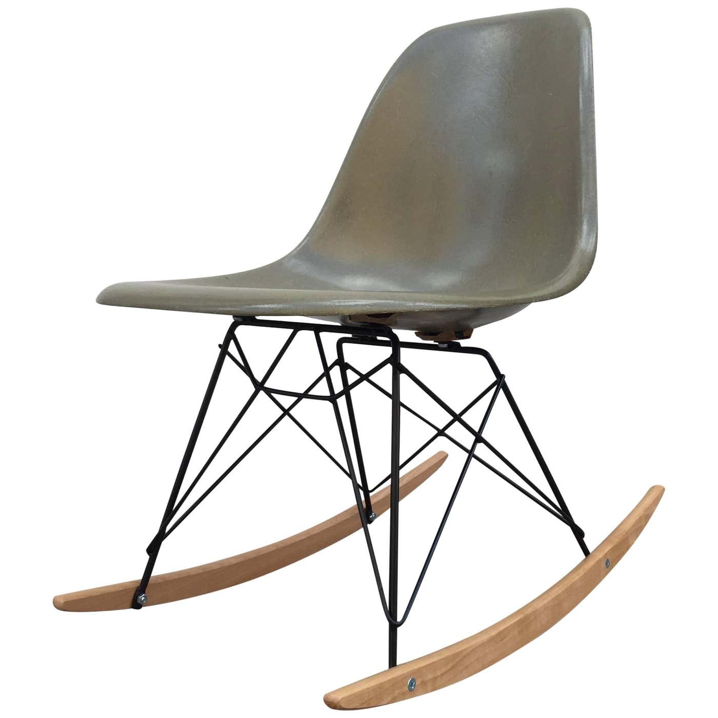 Eames Herman Miller Rocker in Raw Umber For Sale at 1stDibs | eames ...