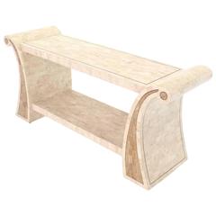 Maitland Smith Tessellated Stone Veneer Console Table 9