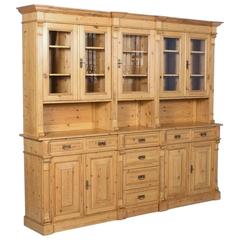 Large Pine Replica Cupboard or Bookcase from Denmark