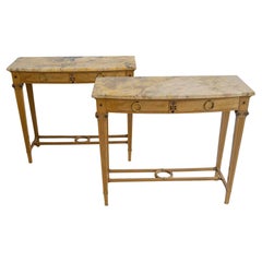 Pair of Very Decorative French Console Tables, circa 1925