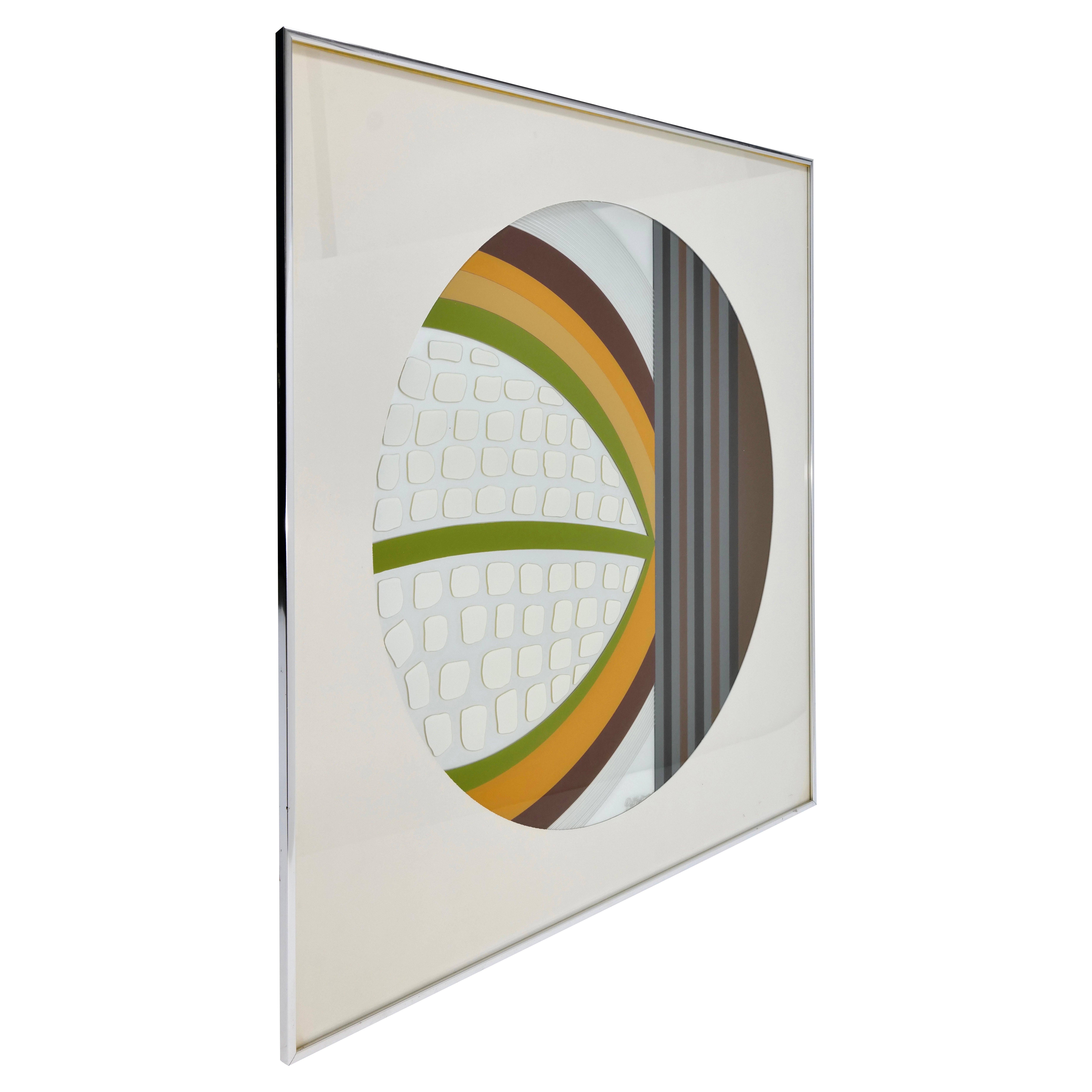 Mid Century Abstract Mirror Wall Art For Sale