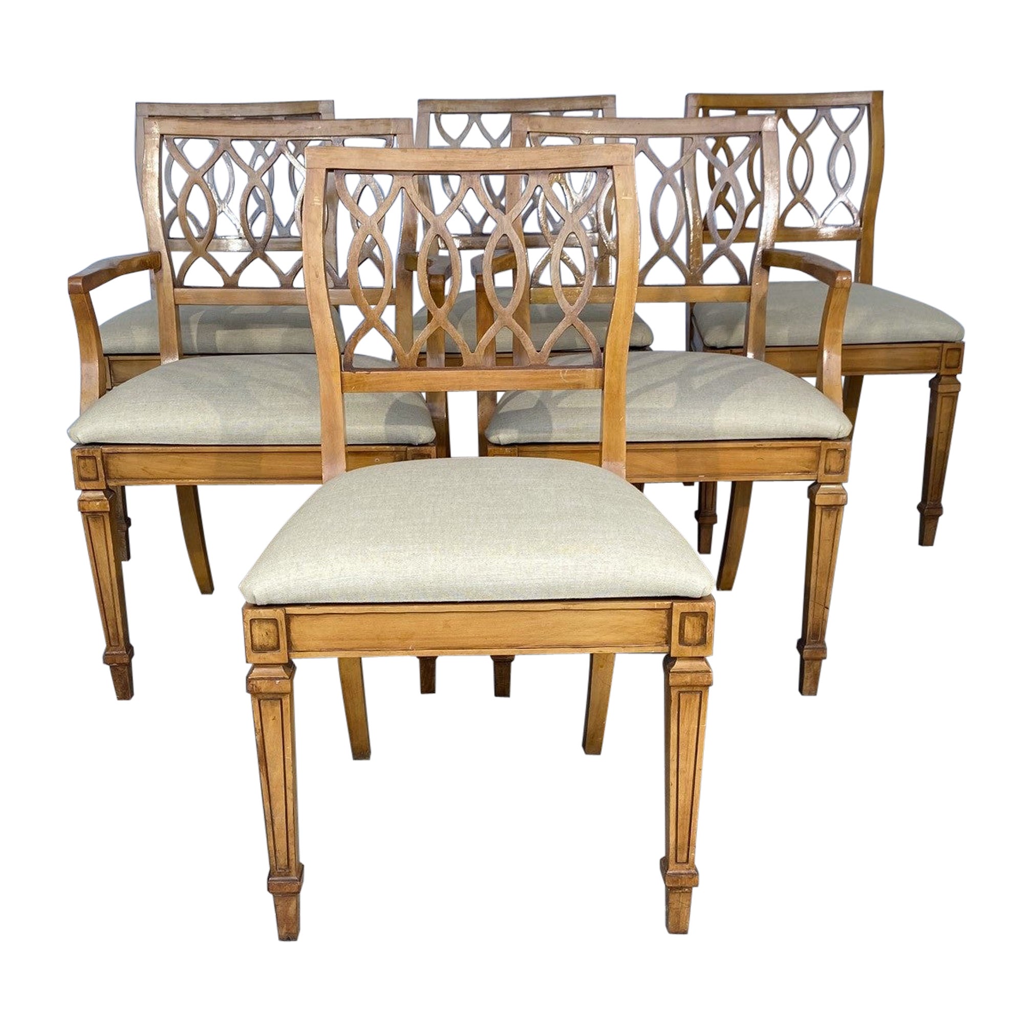 Mid-Century Dining Room Chairs Set of 6