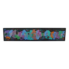 Peinture d'art outsider intitulée Walkers III, 8-4-11 RRD