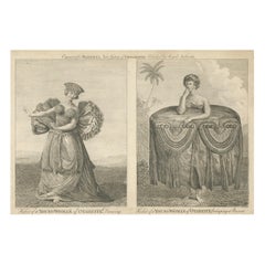 Abitudini culturali delle donne tahitiane: Danza e cerimonia, 1790 circa