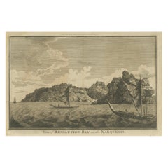 Resolution Bay in the Marquesas: Indigenous Canoes and European Exploration