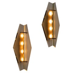 Max Ingrand model 1943 sconces Fontana Arte Italy 1961
