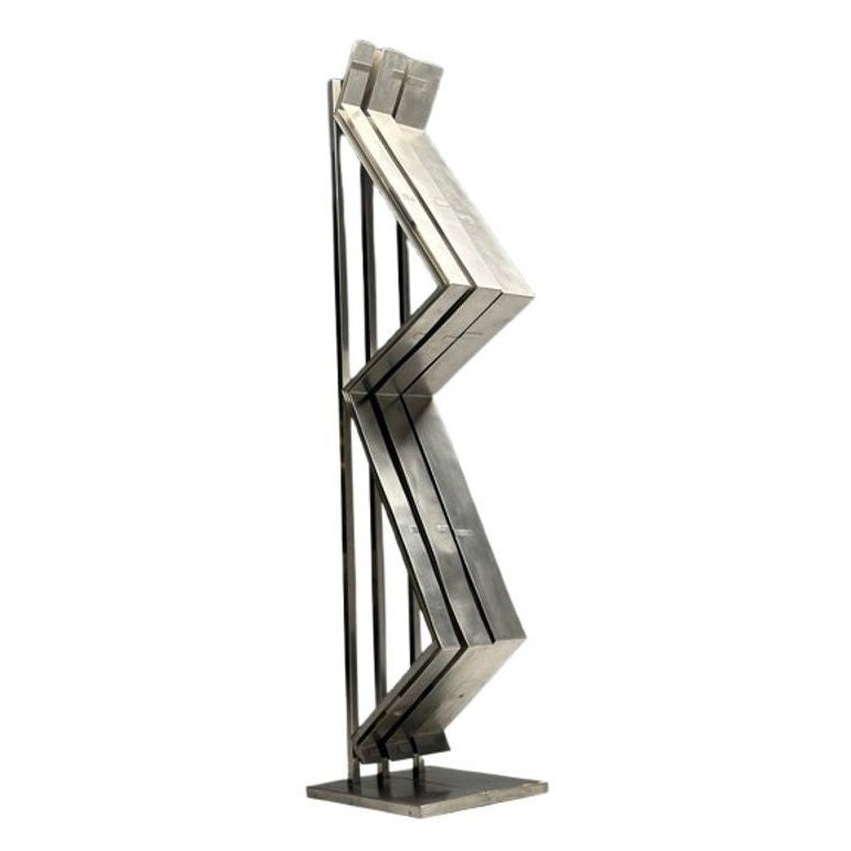 Salvatore Messina, Italian Mid-Century Modern, Abstract Sculpture, Steel, 1970s