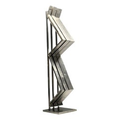 Salvatore Messina, Italian Mid-Century Modern, Abstract Sculpture, Steel, 1970s