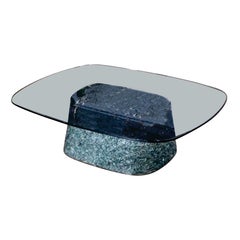 Tavolino da caffè rettangolare Stitch - Base con cuciture in carbonato, in più colori
