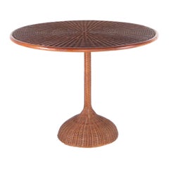 Wicker gueridon