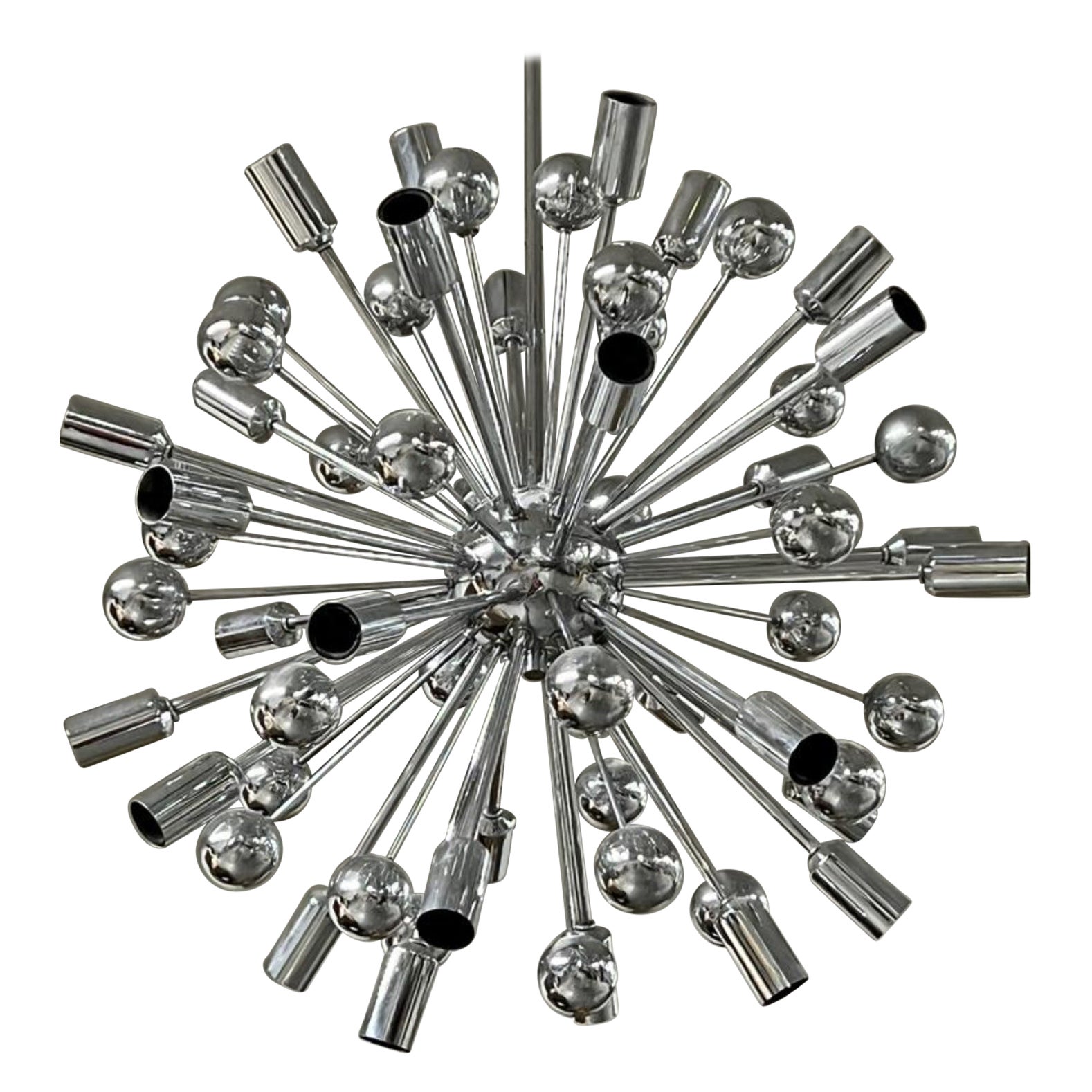 Chrom-Sputnik-Kronleuchter