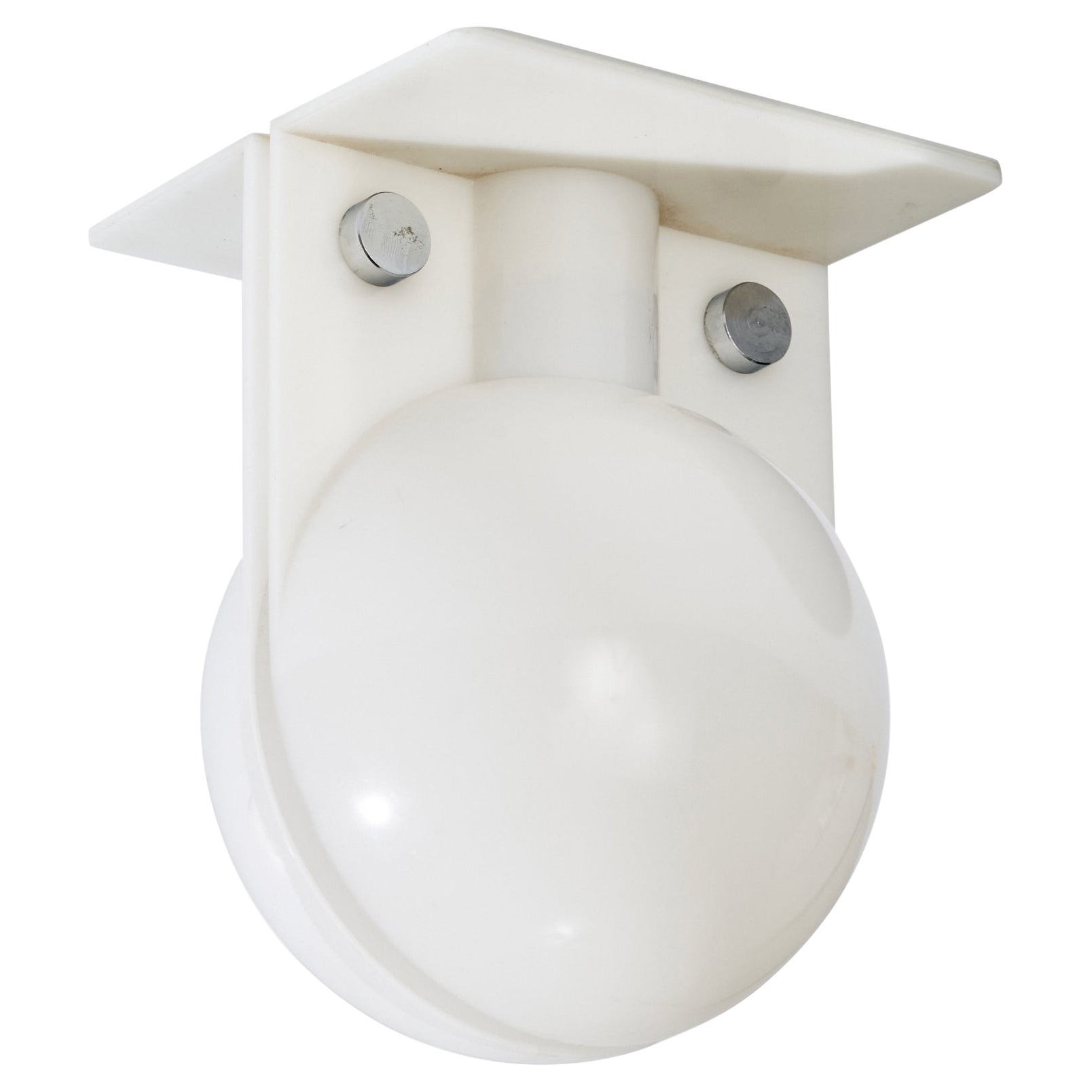 Harvey Guzzini, Flush Mount, Acrylic, Steel, Italy, 1970s