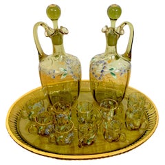 Moser Aesthetic Emailliertes Schnaps-/Likörset, 15-Pieces