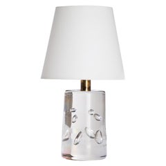 Josef Frank, lampe de table, verre, laiton, Suède, années 1950