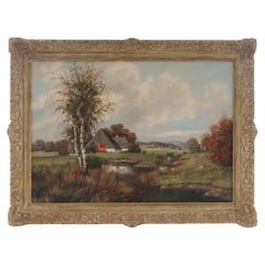 Óleo sobre lienzo firmado por Krotter y enmarcado