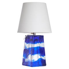 Paul Kedelv, Table Lamp, Glass, Metal, Sweden, 1970s