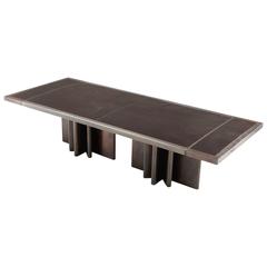 Conference Table with Leather Top 