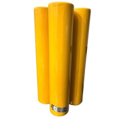 Pierre Cardin Quadrifoglio vaso giallo vintage