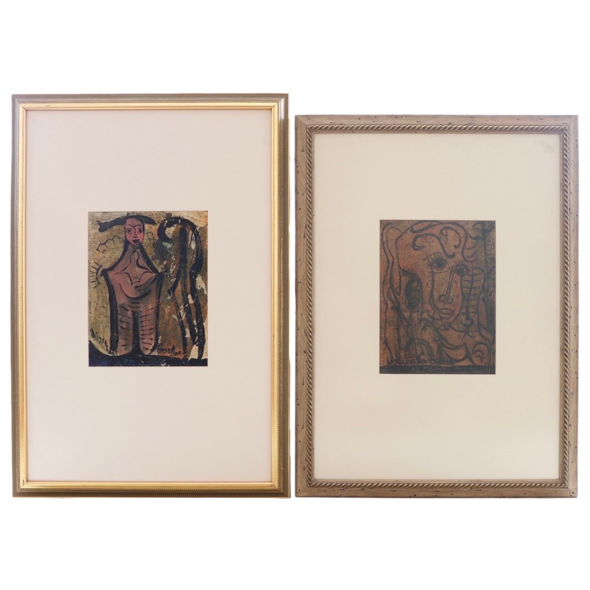 Cuadros originales firmados por Alexander Gore - Lote de 2