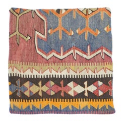 Tapis Kilim vintage 2'5" x 2'5"