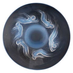Piatto Ondines di Rene Lalique disegnato nel 1921 - Marcilhac 3003