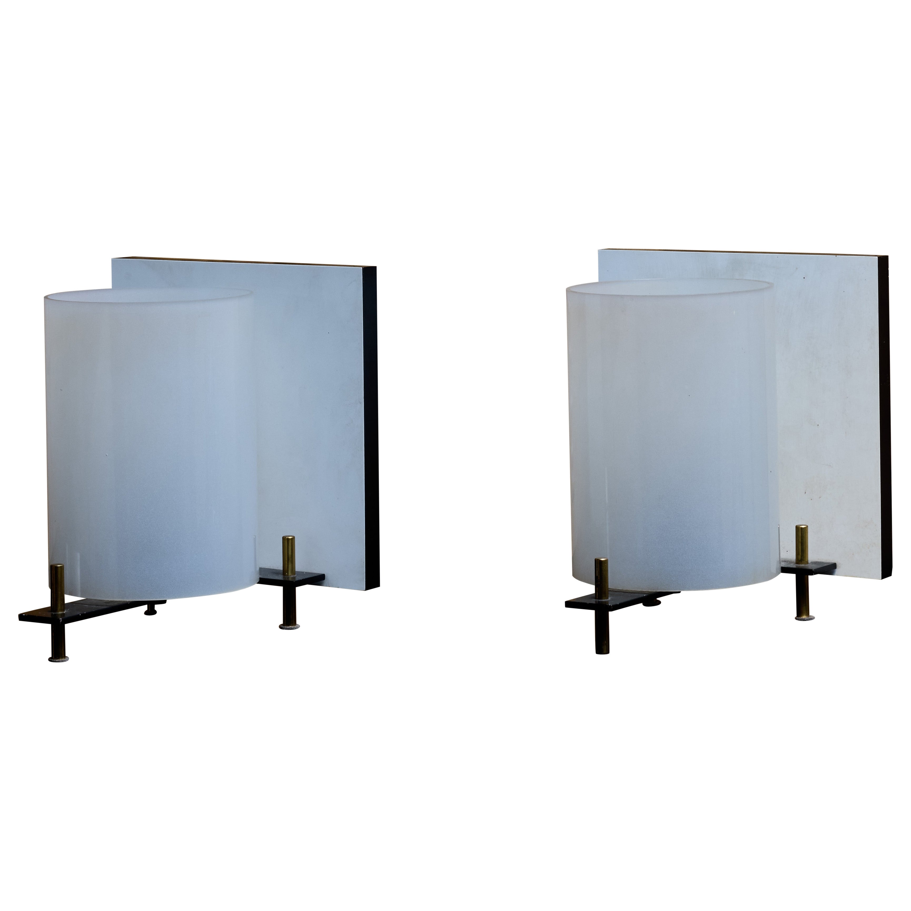 Pair of Georges Frydman Table Lamps for EFA