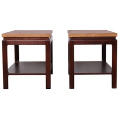 Pair of Cork Top End Tables by Paul Frankl