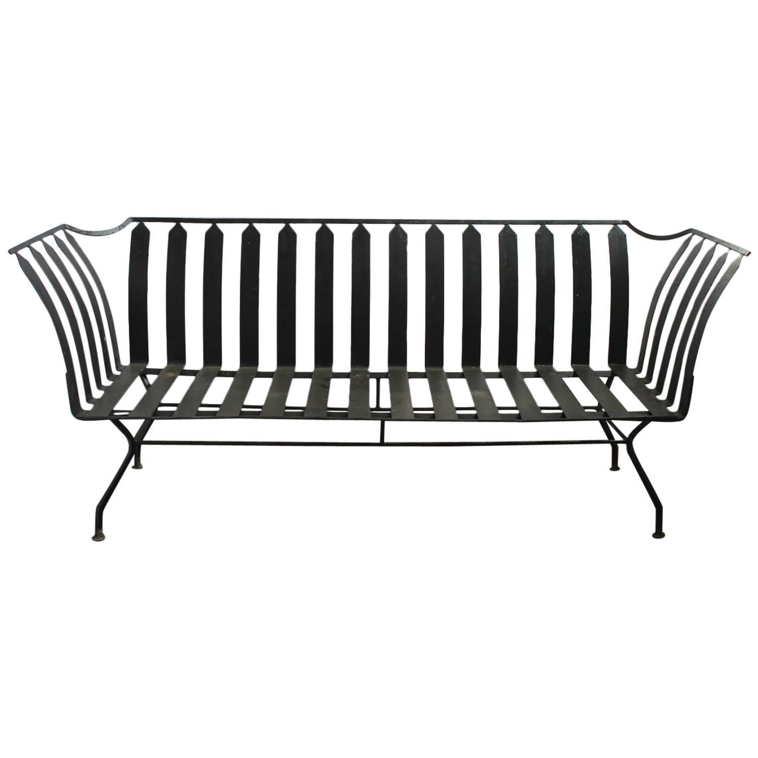Stylish Mid-Century Garden Metal Sofa