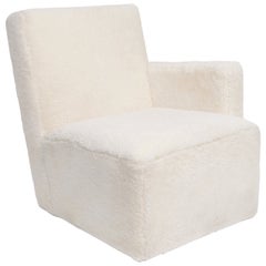 Fauteuil contemporain blanc Design/One par Hervé Langlais