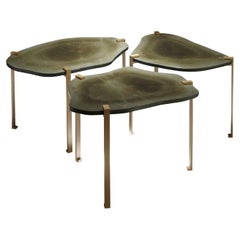 Table d'appoint contemporaine par Hervé Langlais