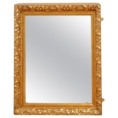 Turn of the Century Giltwood Wall Mirror H85cm