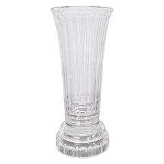 Queensland Vase aus klarem Kristall Val Saint Lambert