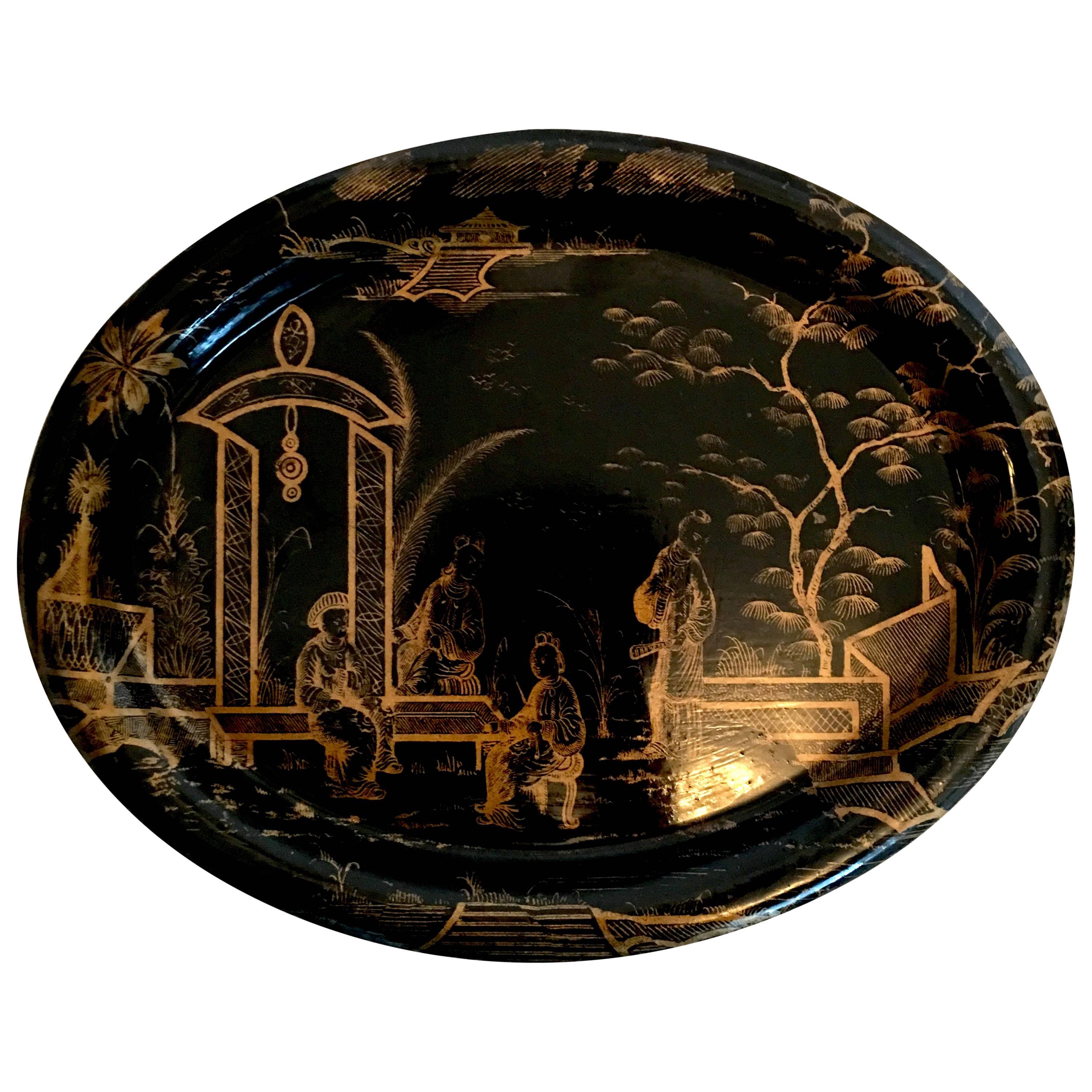 Chinoiserie Tray For Sale