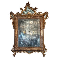 18th Century Gilt-wood Italian Wall Mirror