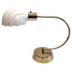 Vintage Tommaso Barbi Scallop Shell Table Lamp