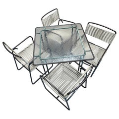 Walter Lamb for Brown Jordan Bronze Patio Dining Set, ca. 1970