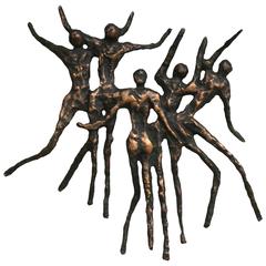 Cinq Danseurs en Bronze