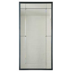Miroir rectangulaire à plusieurs panneaux Quadris avec cadre en métal noirci