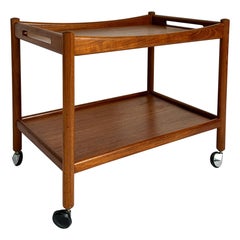 Chariot de bar Hans Wegner Teck AT45 Andreas Tuck Danemark Années 1960
