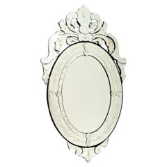Vintage Italian Venetian Murano Glass Mirror