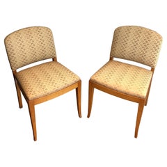 Pair of Art Deco Sycamore Chairs