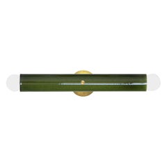 Lampe murale TRN de Pani Jurek, laiton, vert