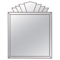 Reign Art Deco Mirror Handmade - Antique Colour