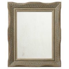 Carved Wood Framed Mirror by E. Bouche, France, c. 1930