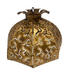 Tom Greene for Feldman Brutalist Pendant Light