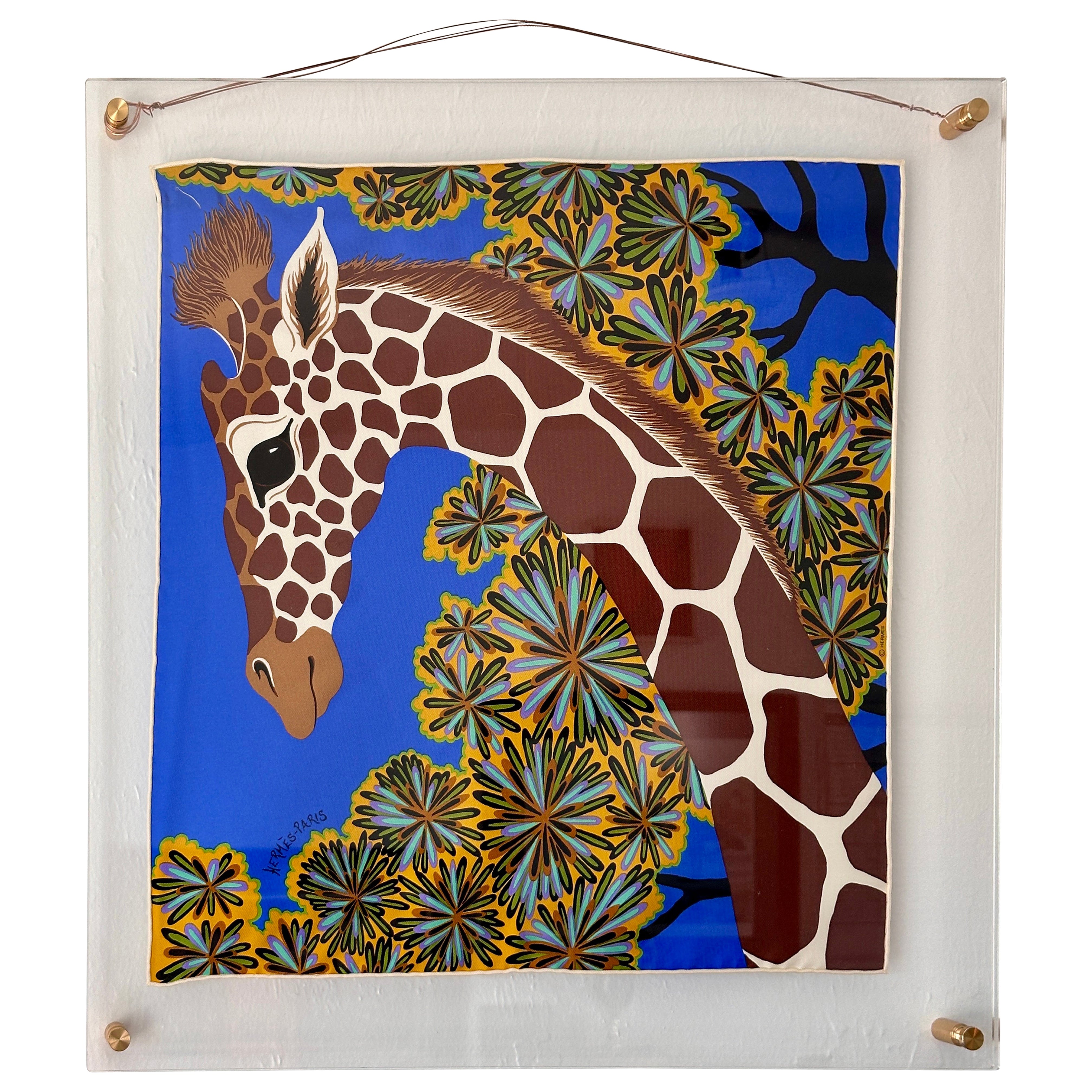 Can silk scarves be framed?