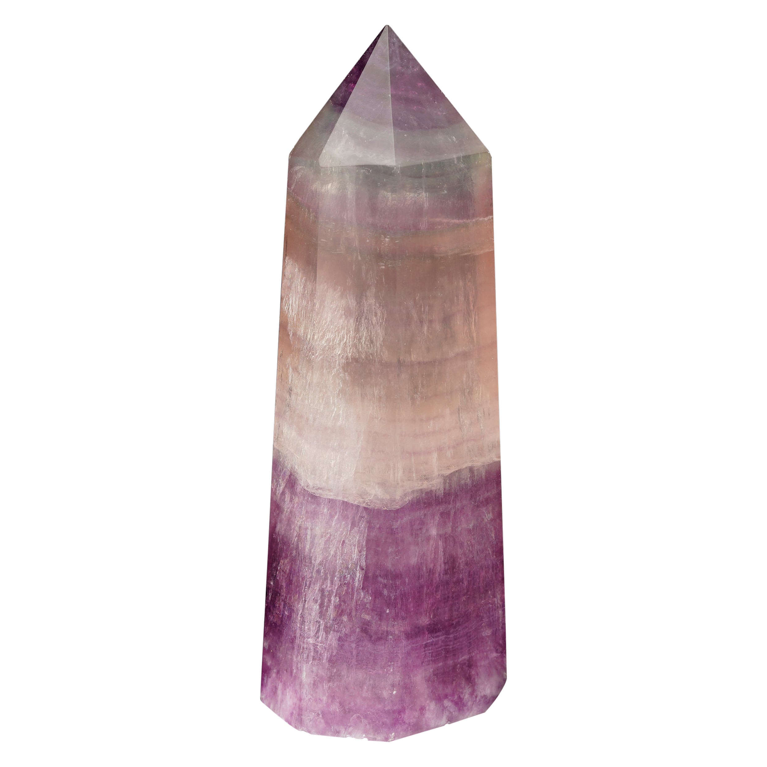 Vibrant Fluorite Obelisk from China
