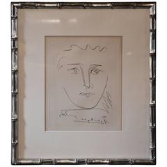 "Pour Roby" Etching by Pablo Picasso