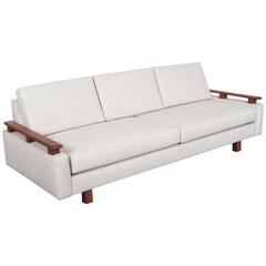Mid-Century Modern Walnut Sofa 6